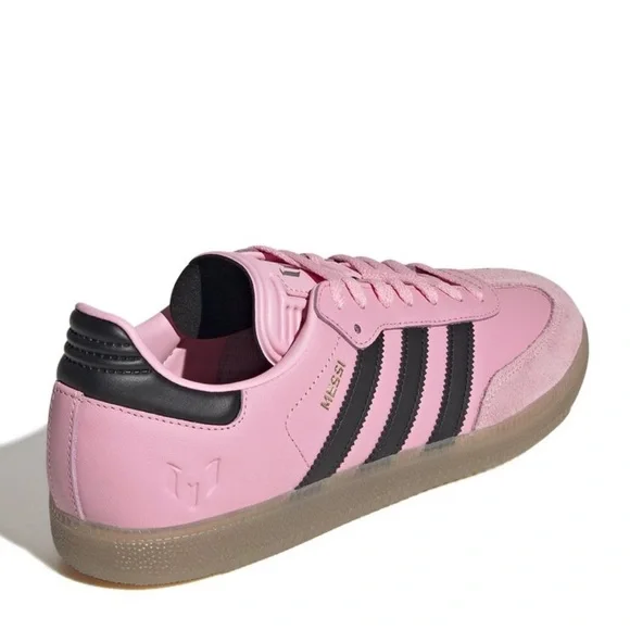 Adidas Samba Messi Pink Black Men 9 Women 10 - Picture 7 of 10